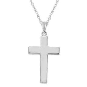 14K Gold Cross Pendant Necklace