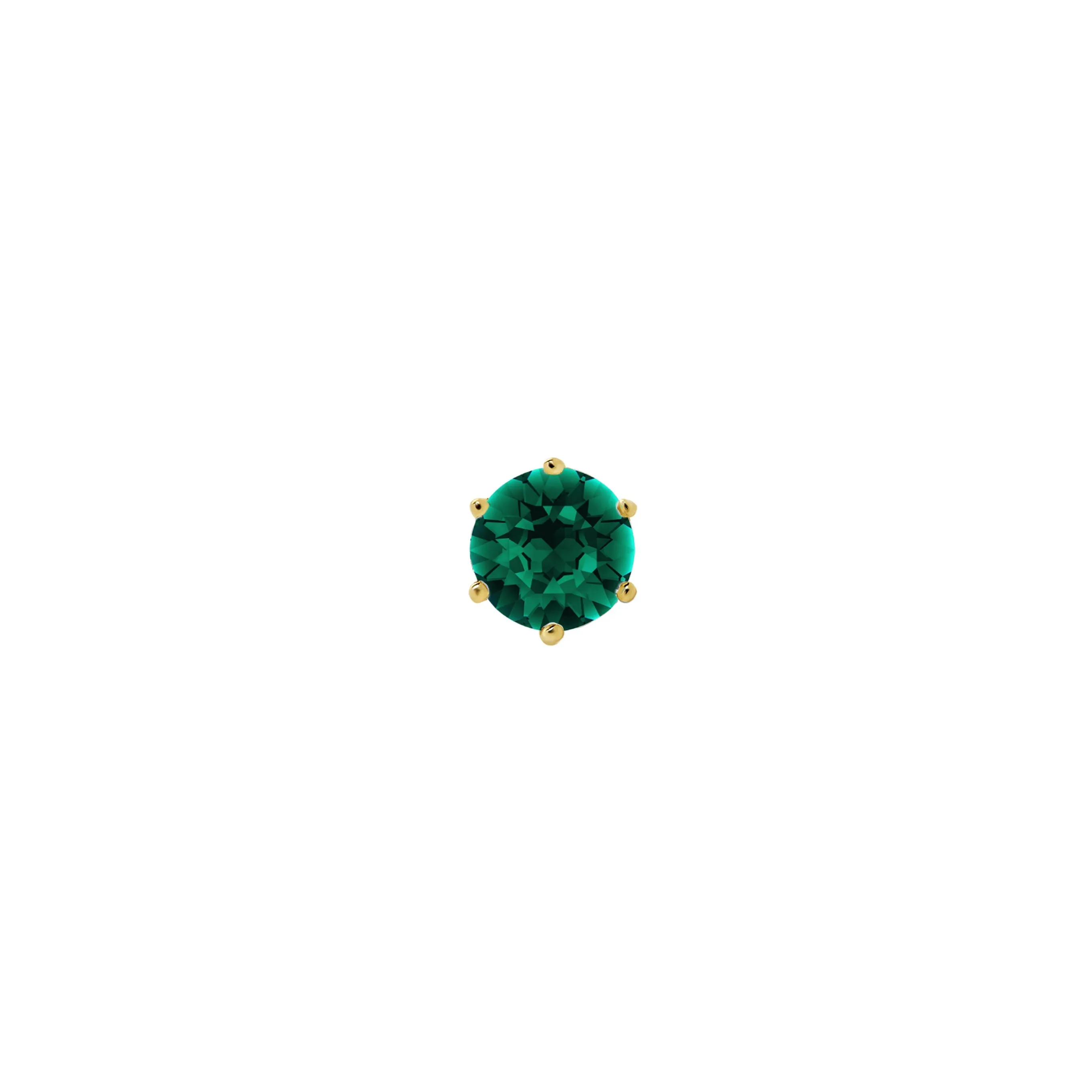 14k Green Stone (yellow)