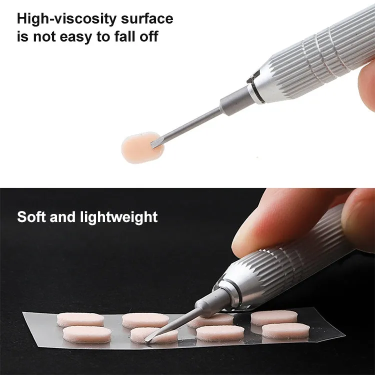 20 PCS Glasses Nose Strip Soft EVA Sponge Nose Mat Comfortable No Pressure Mark Does Not Remove Makeup Anti-Height Eye Frame Nose(Black 1.0mm)