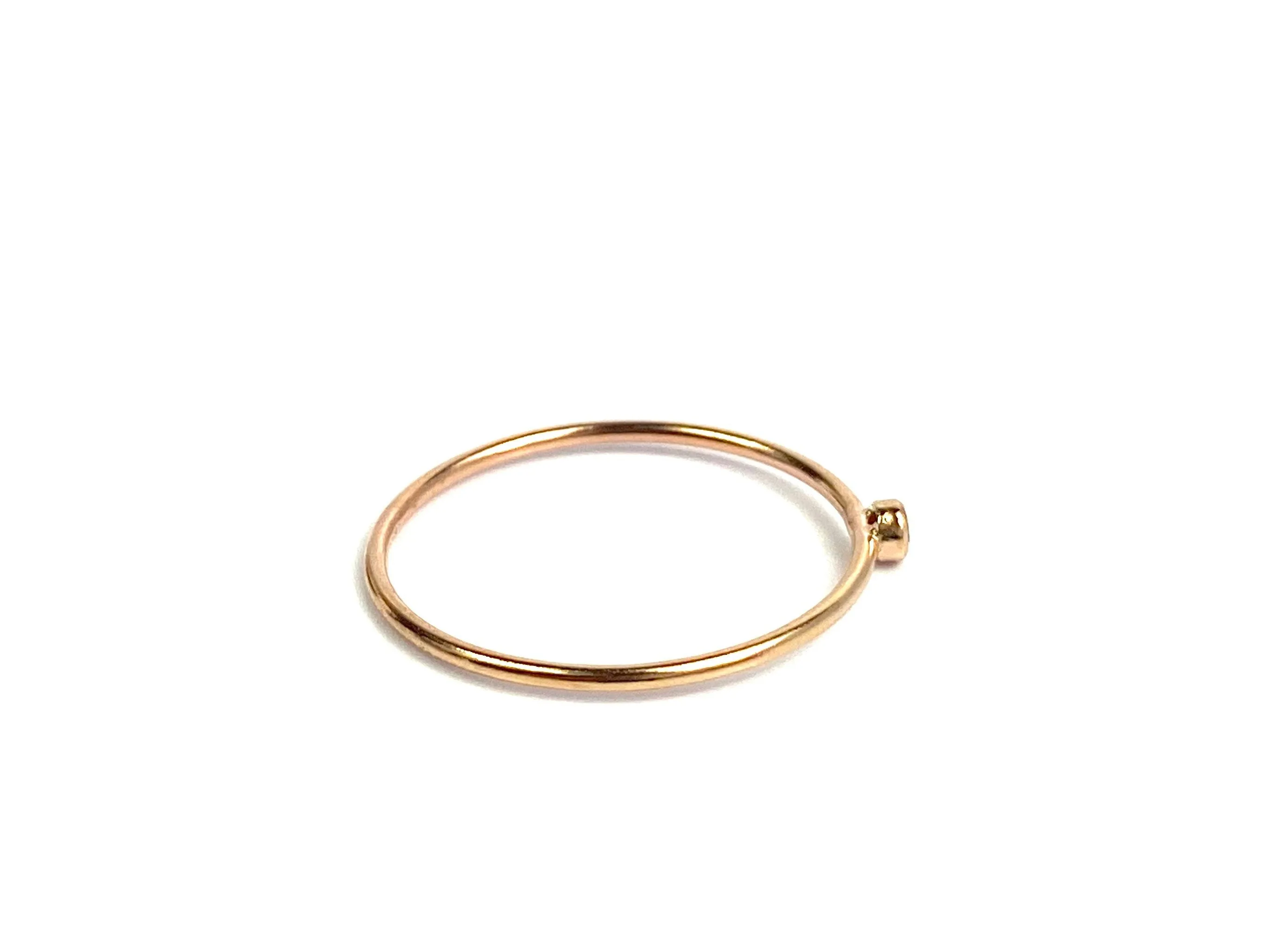 2mm Ruby 3A CZ Stacking Ring , Sku#4011240M5