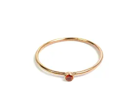2mm Ruby 3A CZ Stacking Ring , Sku#4011240M5