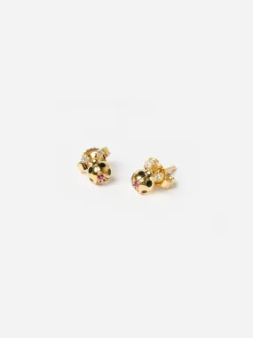 Adina Reyter Women's Ruby Diamond Ceramic Ladybug Stud Earrings