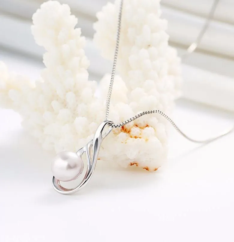 Amelia X - 925 Sterling Silver Freshwater Pearl Set