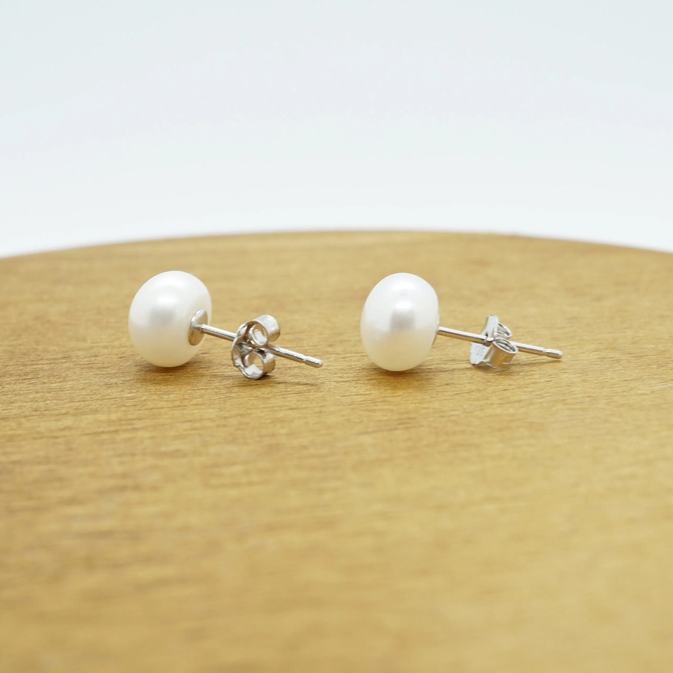 Amelia X - 925 Sterling Silver Freshwater Pearl Set