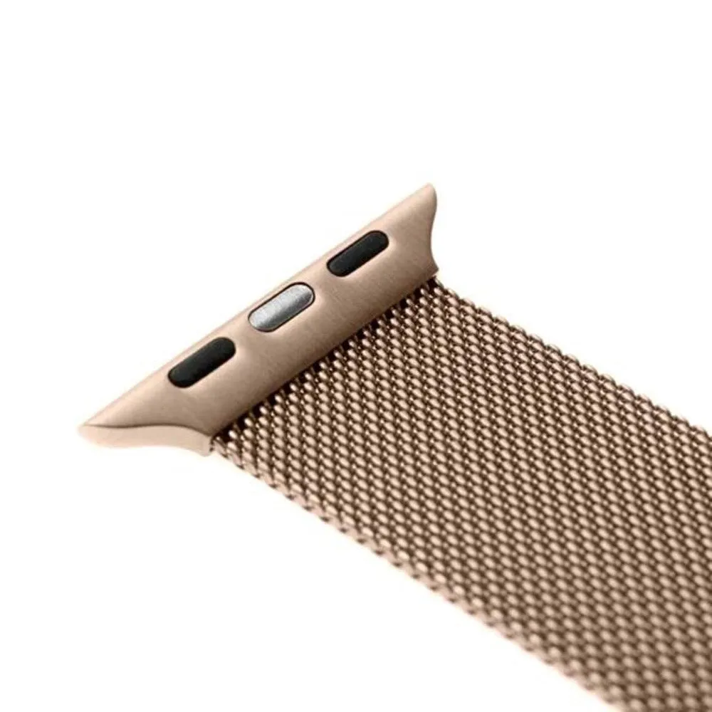 Apple Watch (38/40/SE/41mm) Fixed Mesh Rem - Rosenguld