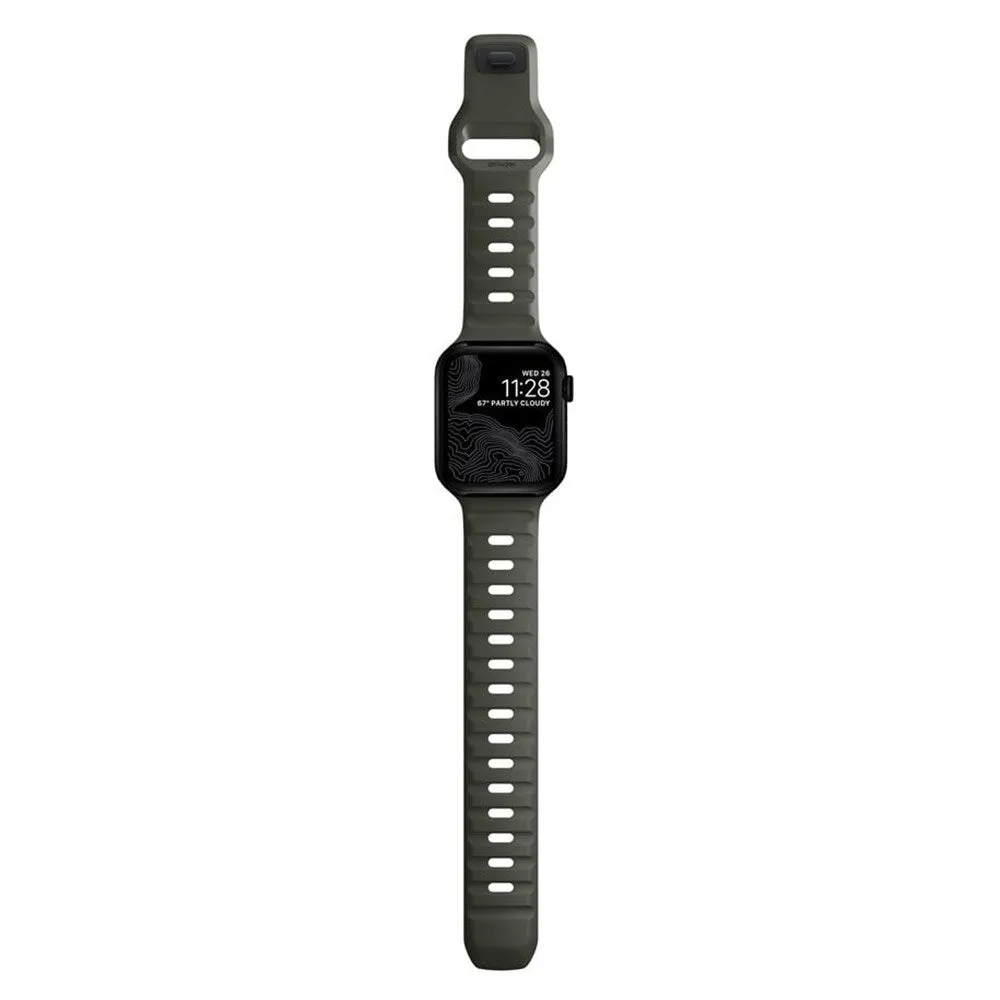 Apple Watch (42/44/SE/45/46/49mm) Nomad Sport Band Rem - Ash Green
