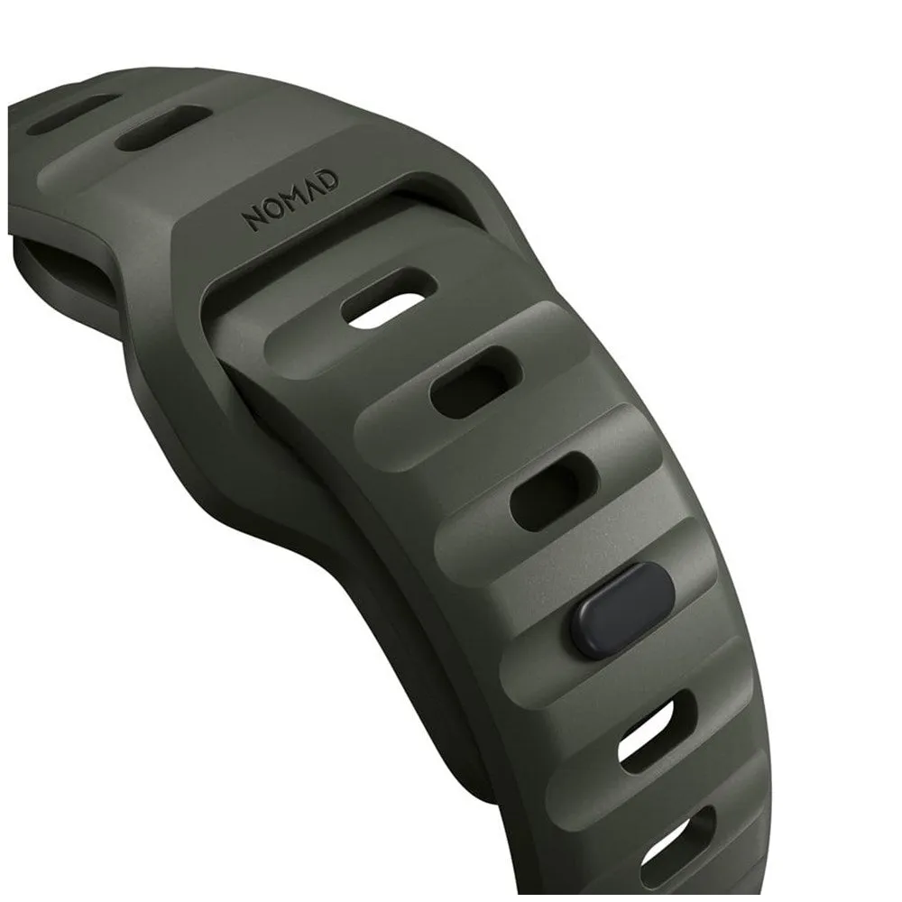 Apple Watch (42/44/SE/45/46/49mm) Nomad Sport Band Rem - Ash Green