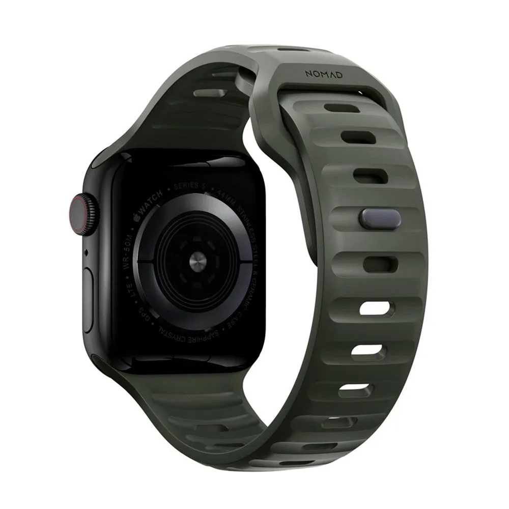 Apple Watch (42/44/SE/45/46/49mm) Nomad Sport Band Rem - Ash Green
