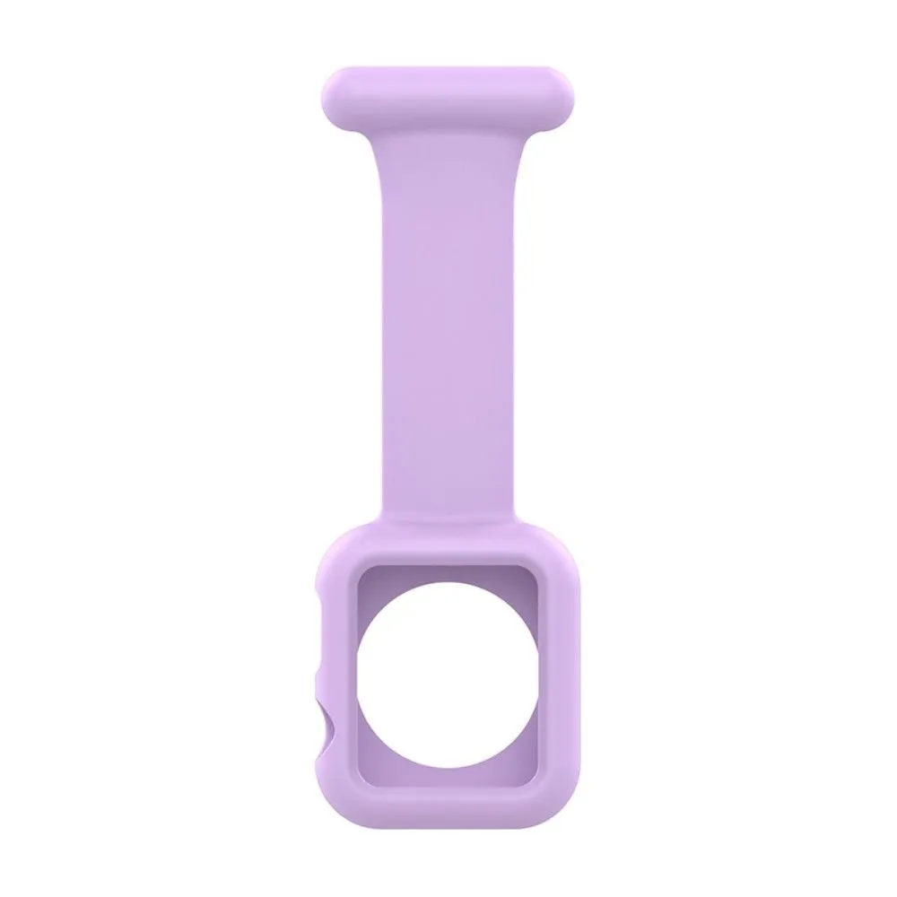 Apple Watch (45mm) doctor nurse silicone watch strap - Light Purple