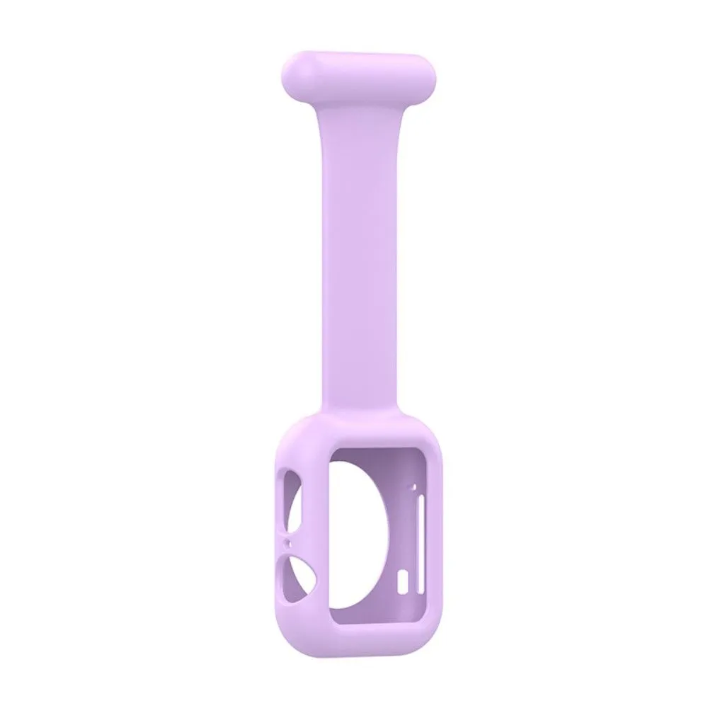 Apple Watch (45mm) doctor nurse silicone watch strap - Light Purple