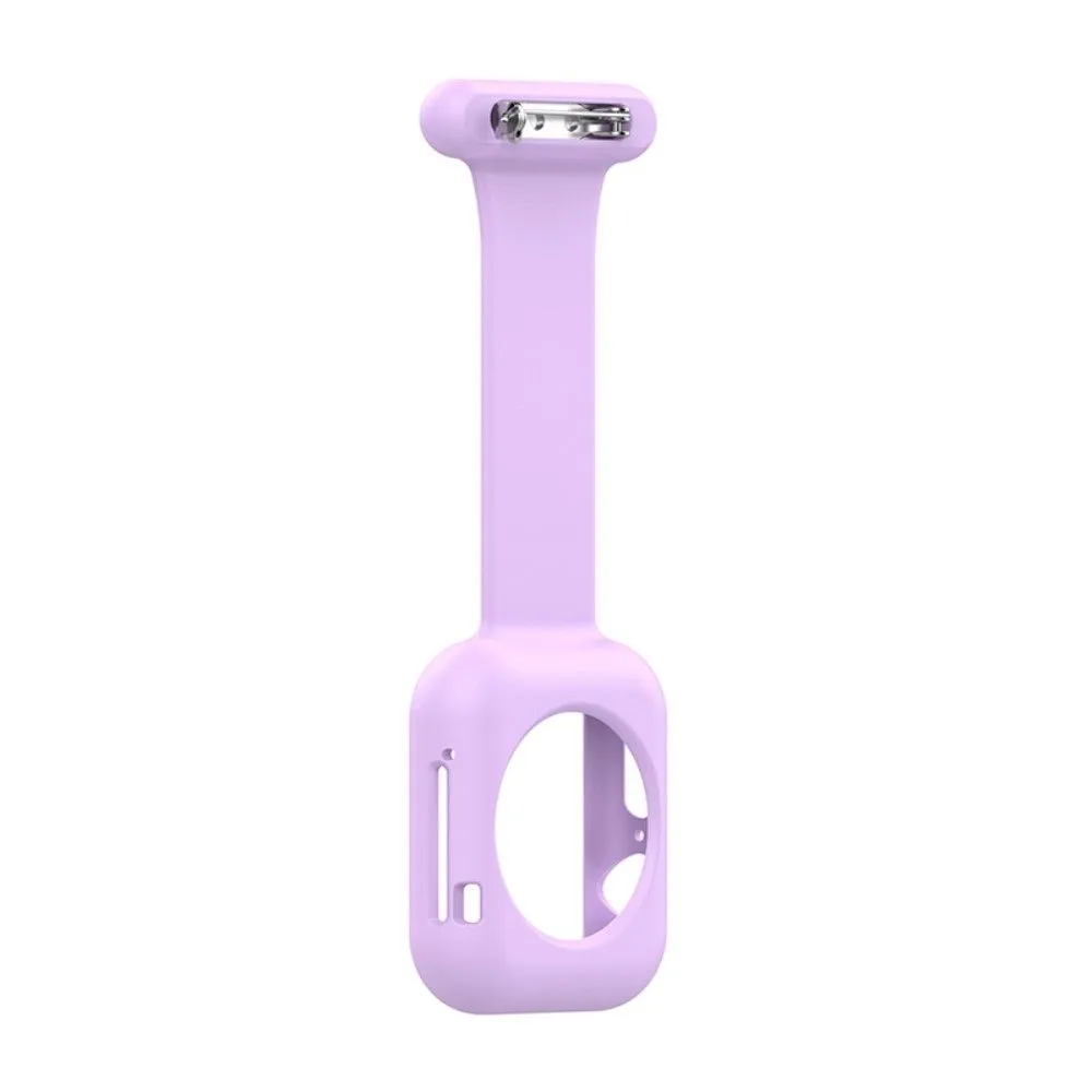 Apple Watch (45mm) doctor nurse silicone watch strap - Light Purple