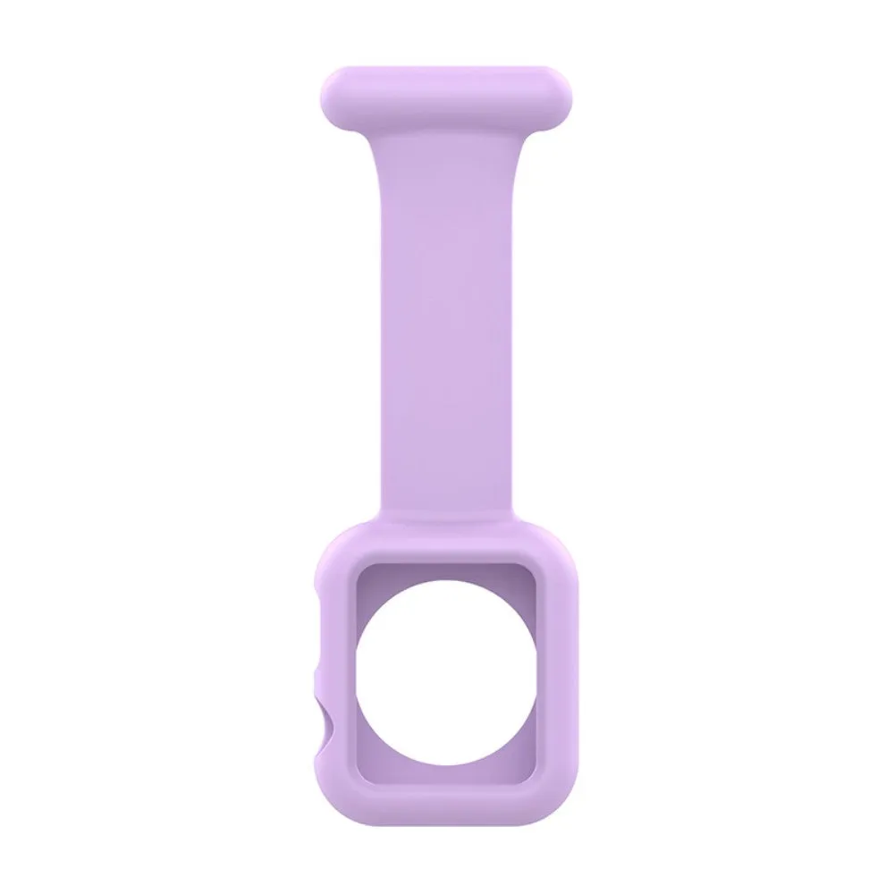 Apple Watch (45mm) doctor nurse silicone watch strap - Light Purple