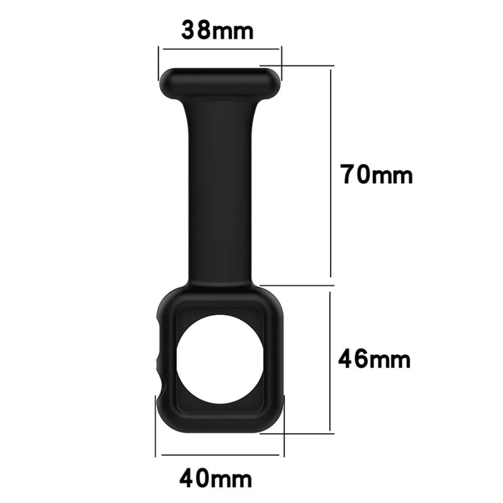 Apple Watch (45mm) doctor nurse silicone watch strap - Light Purple