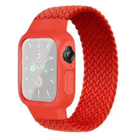 Apple Watch Series 6 / 5 44mm simple nylon watch band - Red / Size: 170mm
