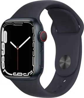 Apple Watch Series 7 Cellular 41mm - Midnight/Sport Band