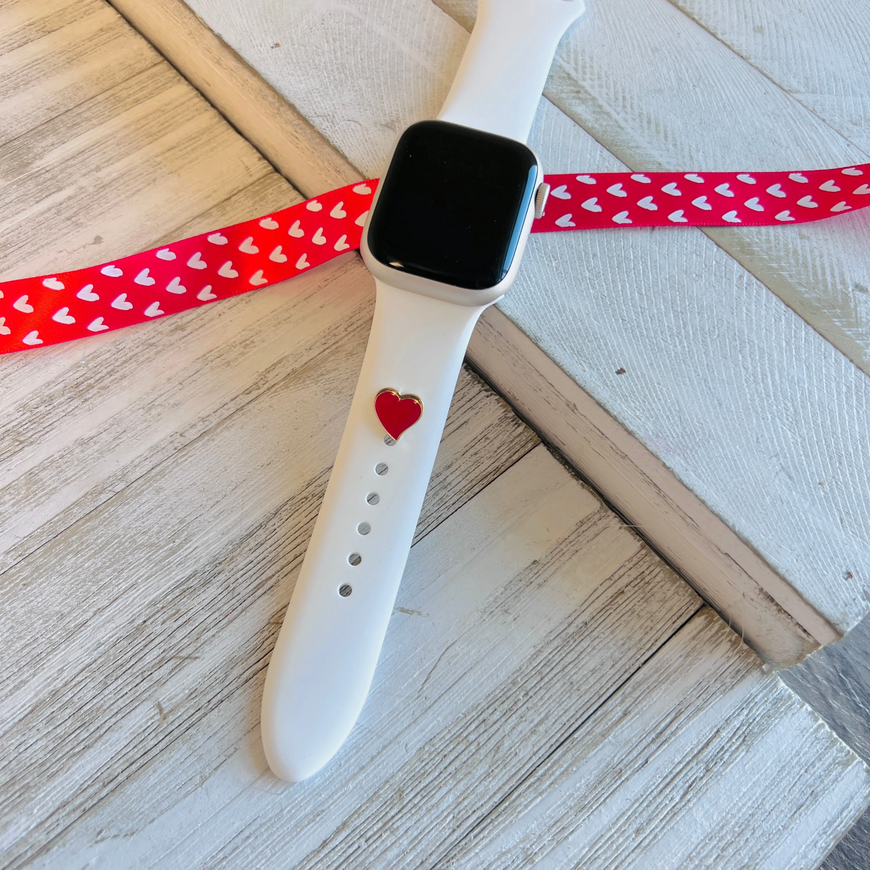 Band Charms 1pc. Red Hot Heart