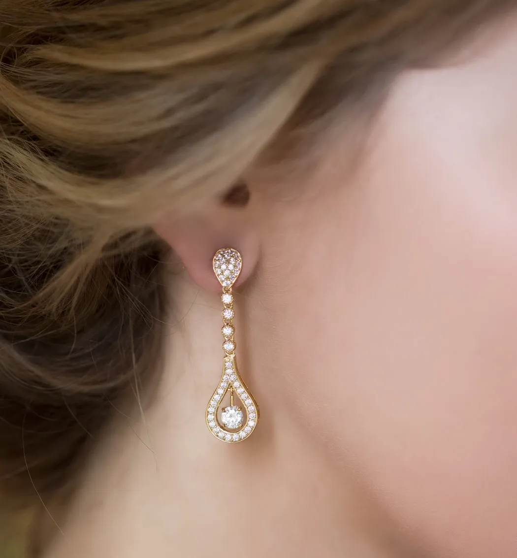Bella Long Drop Earrings