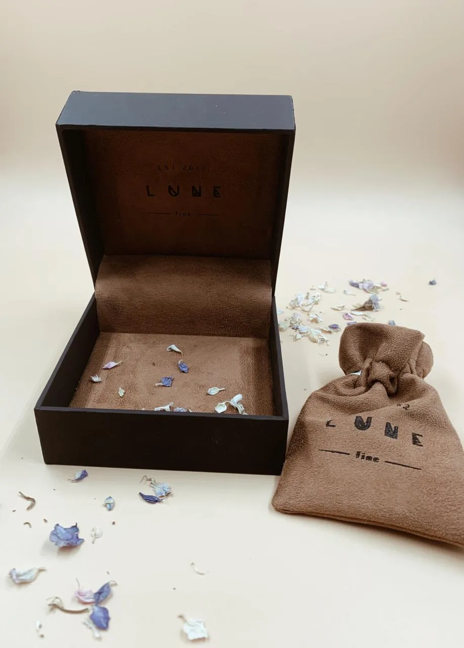 Big Night Of The Blue Moon Necklace | 18kt Solid Gold