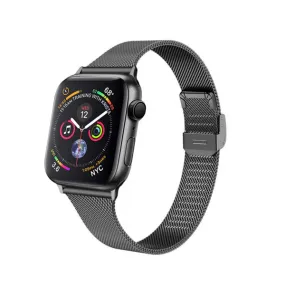 Black Stainless Steel Apple Watch Band 黑色不銹鋼 Apple 錶帶