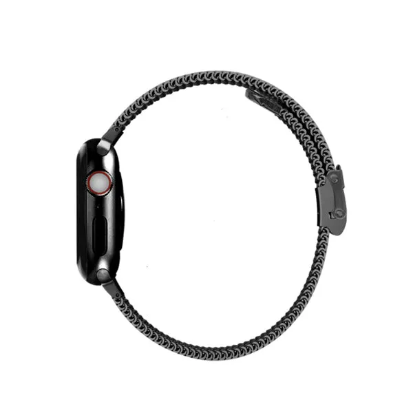 Black Stainless Steel Apple Watch Band 黑色不銹鋼 Apple 錶帶