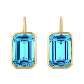 Blue Topaz Earrings