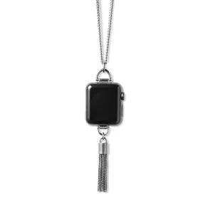 Bucardo Charm Apple Watch Necklace in Tassel Silver Series 1-3