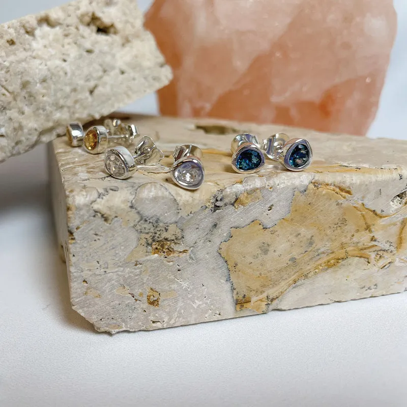 CELEBRATION STUDS - LONDON BLUE TOPAZ