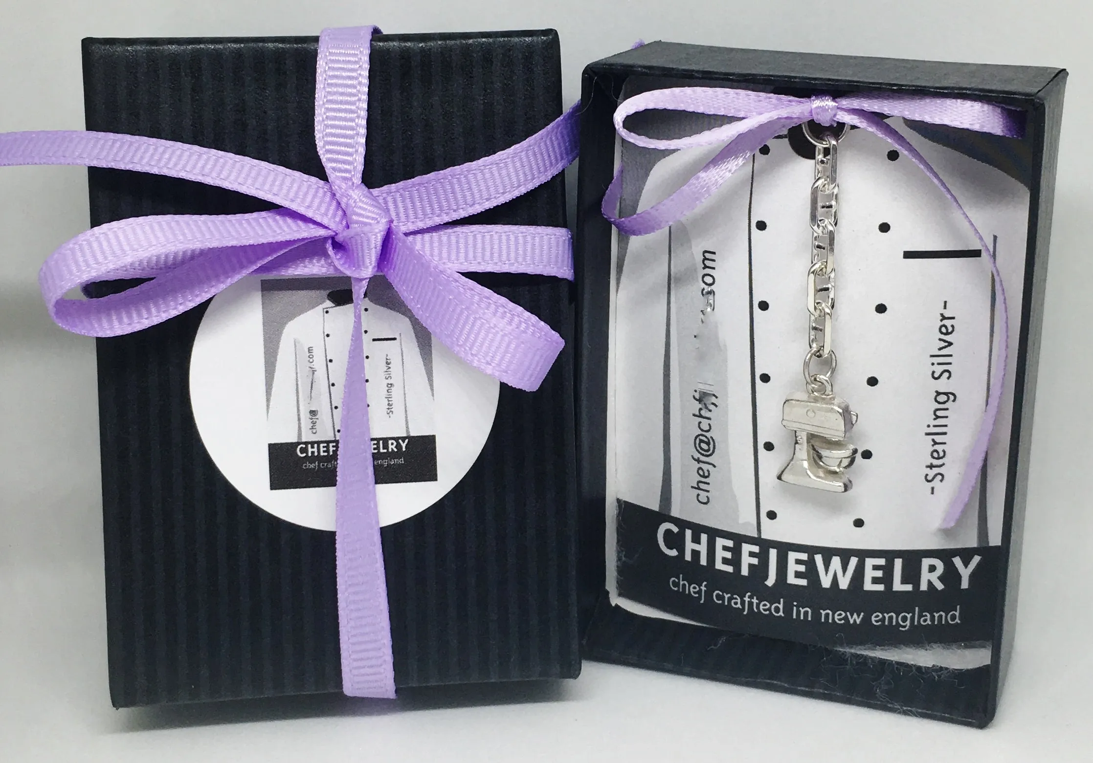 Chef Cleaver Charm Bracelet with Snake Chain