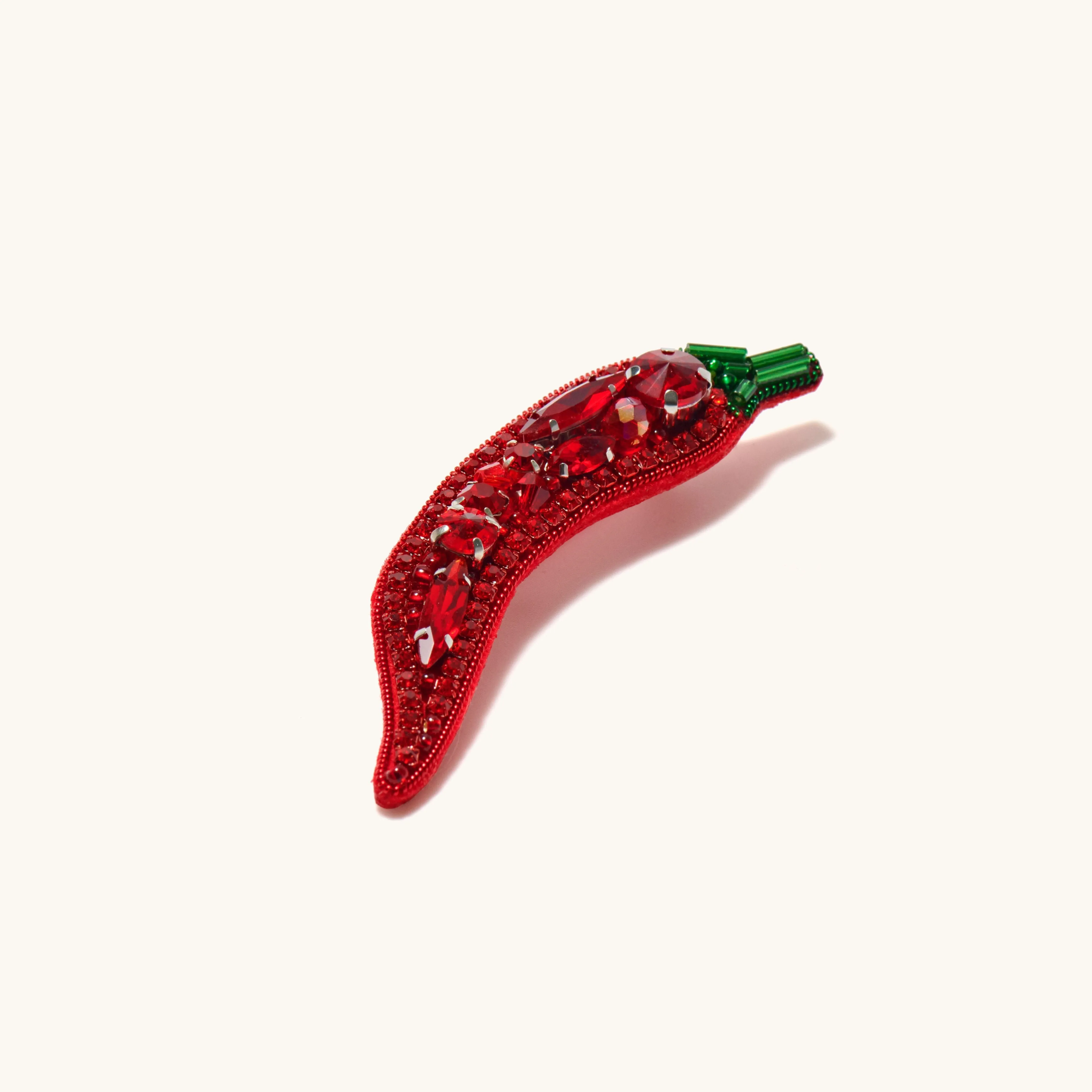 Chilli Ruby Brooch
