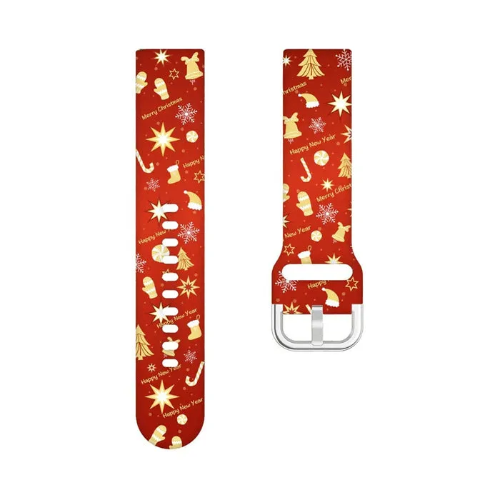 Christmas Watch Straps compatible with the Huawei Watch 3 Pro