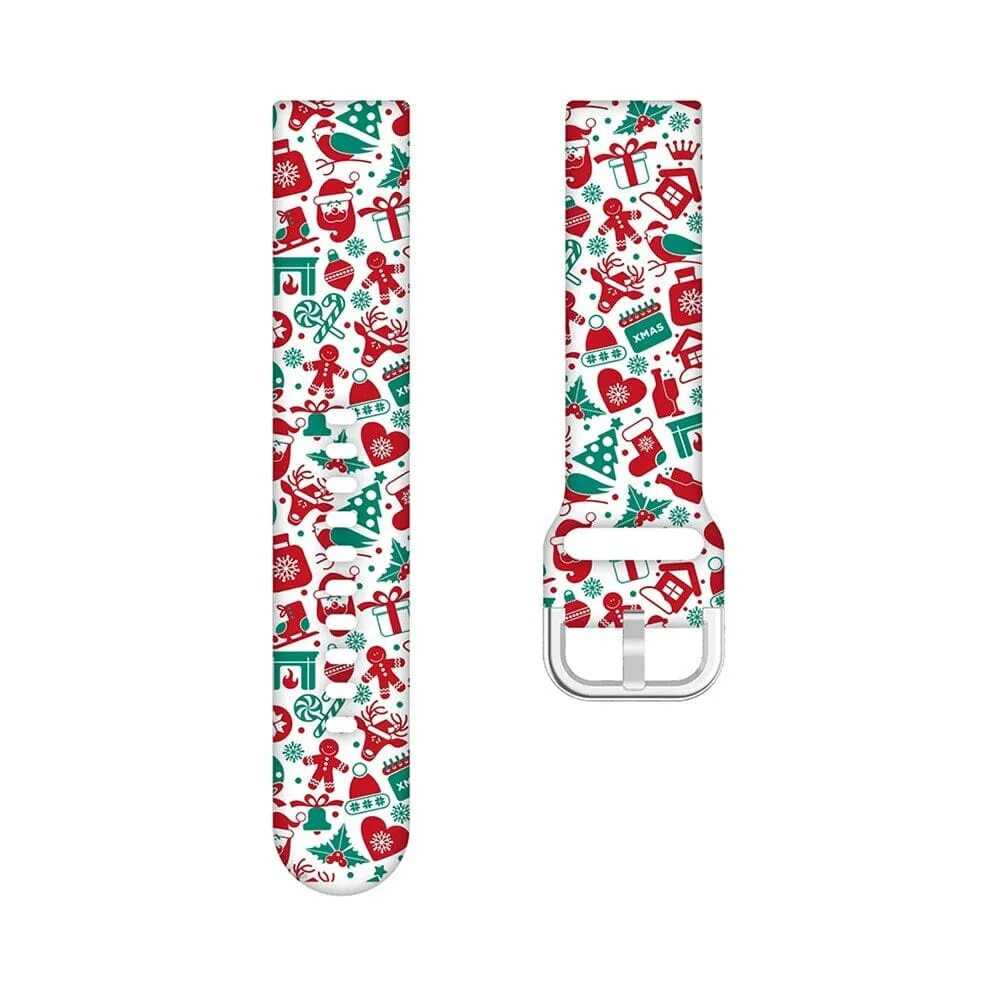 Christmas Watch Straps compatible with the Huawei Watch 3 Pro
