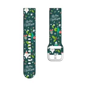 Christmas Watch Straps compatible with the Huawei Watch 3 Pro