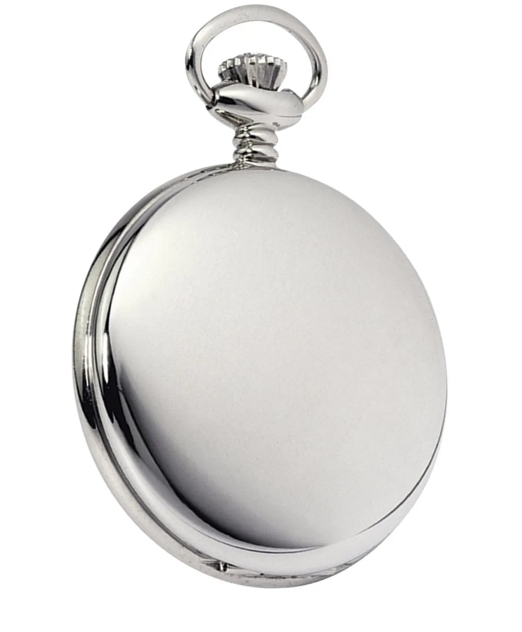 Chrome Full Hunter Blue Face Pocket Watch by Burleigh CHR1254