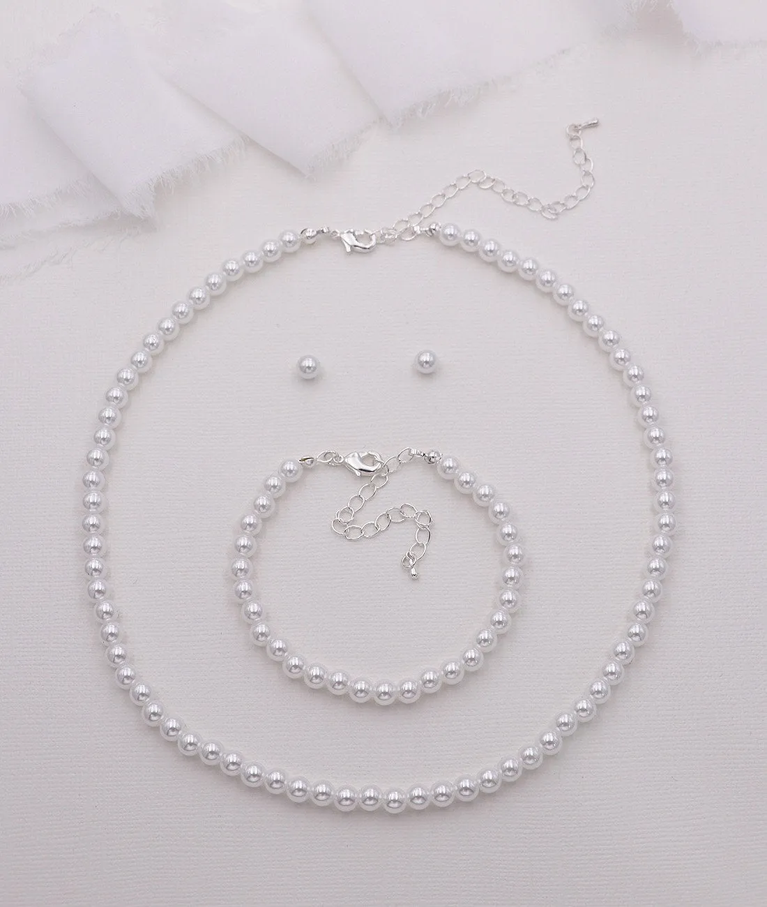 Classic Children's Pearl Jewelry Gift Set