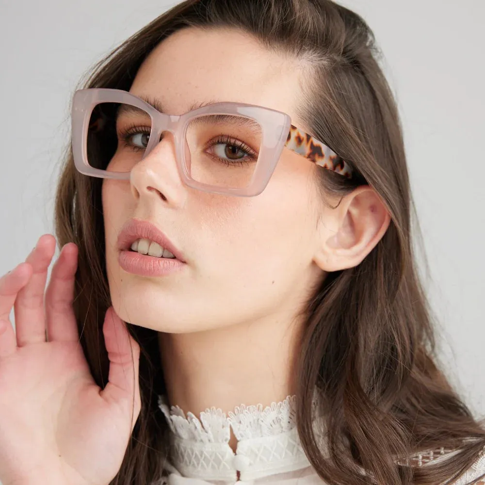 Cleo Beige Reading Glasses