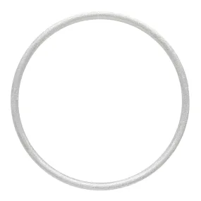 Color Bangle Brushed - Silver Plated
