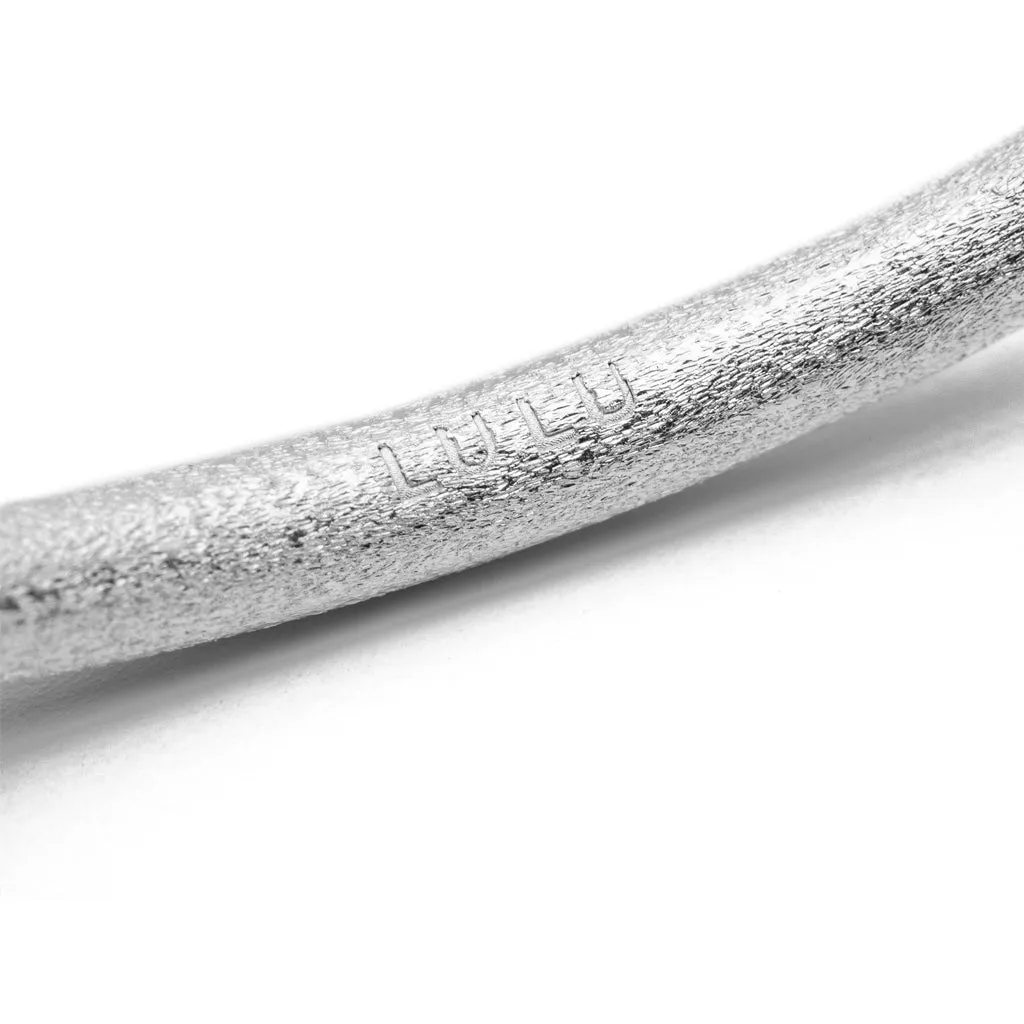 Color Bangle Brushed - Silver Plated