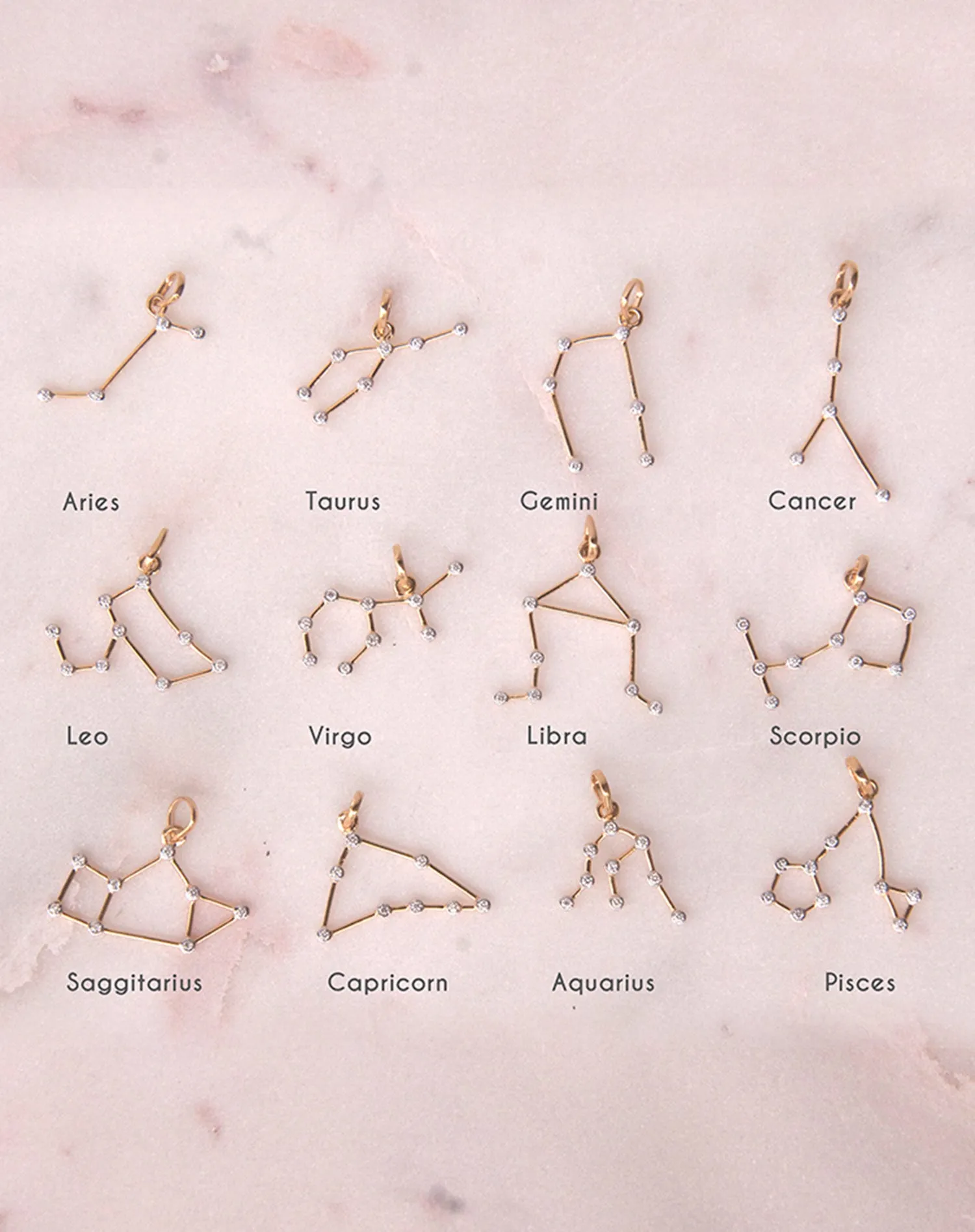 Constellation Charm Pendant - Libra