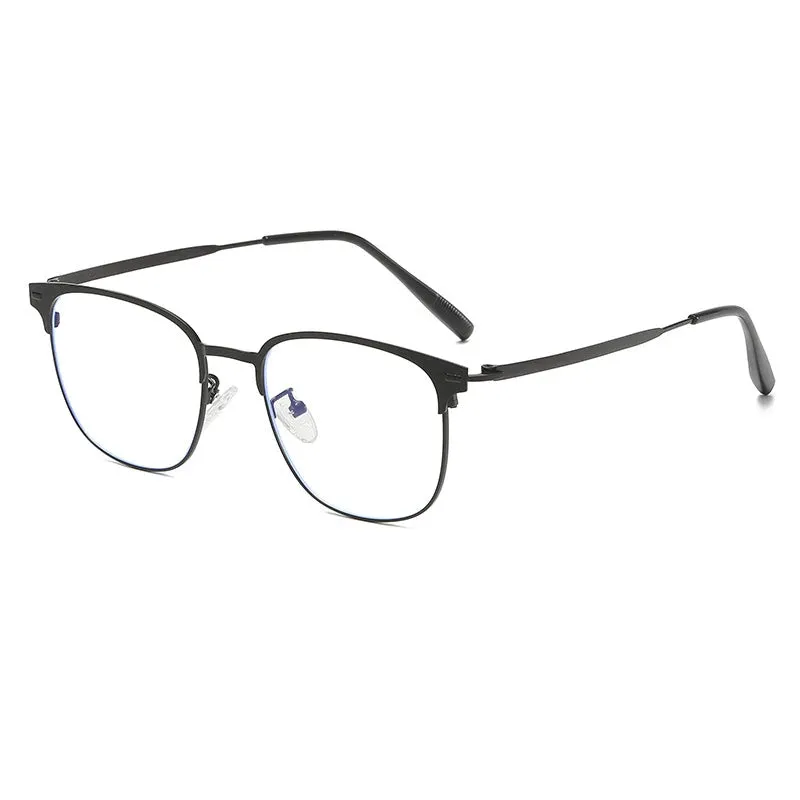 Cubojue Men's Full Rim Square Titanium Reading Glasses 101979