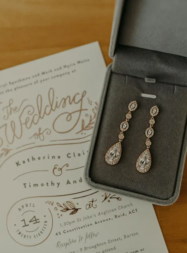 Daisy Long Drop Earrings