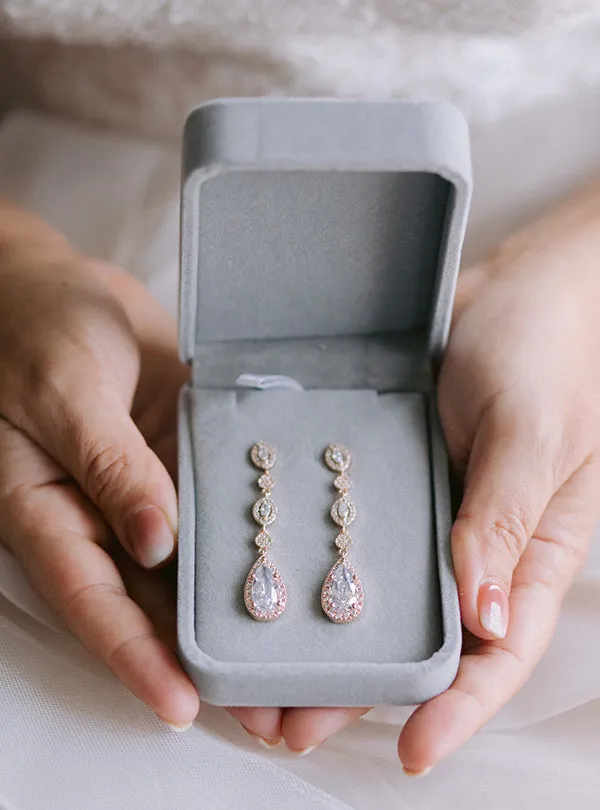 Daisy Long Drop Earrings