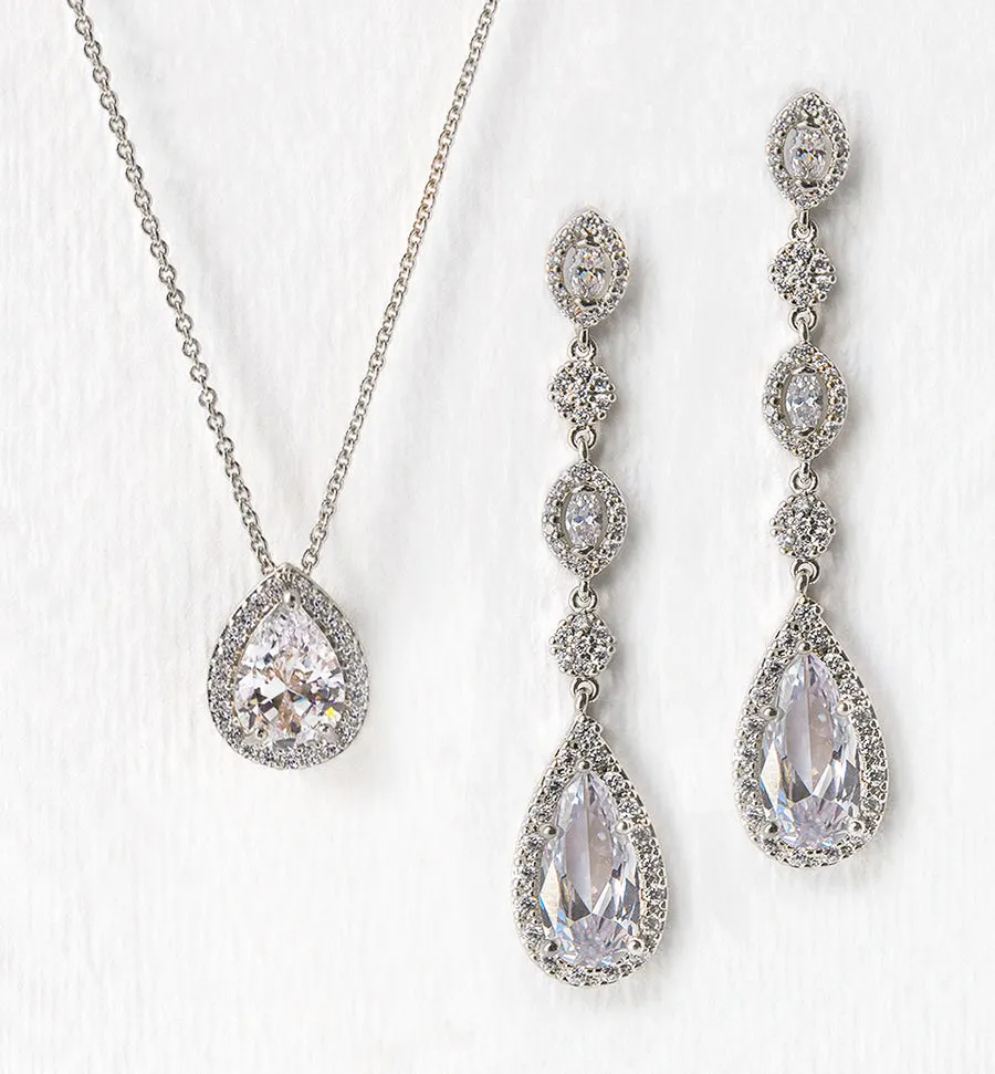Daisy Long Drop Earrings