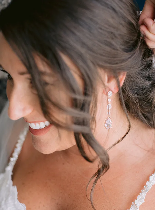 Daisy Long Drop Earrings