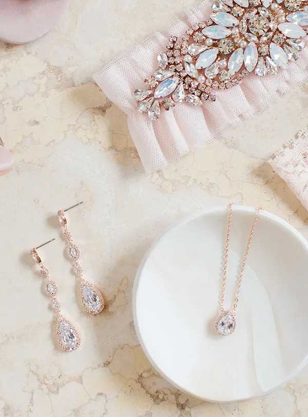 Daisy Long Drop Earrings