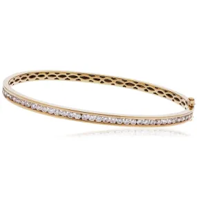 DIAMOND CHANNEL HALF SETTING IN 9K ROSE GOLD