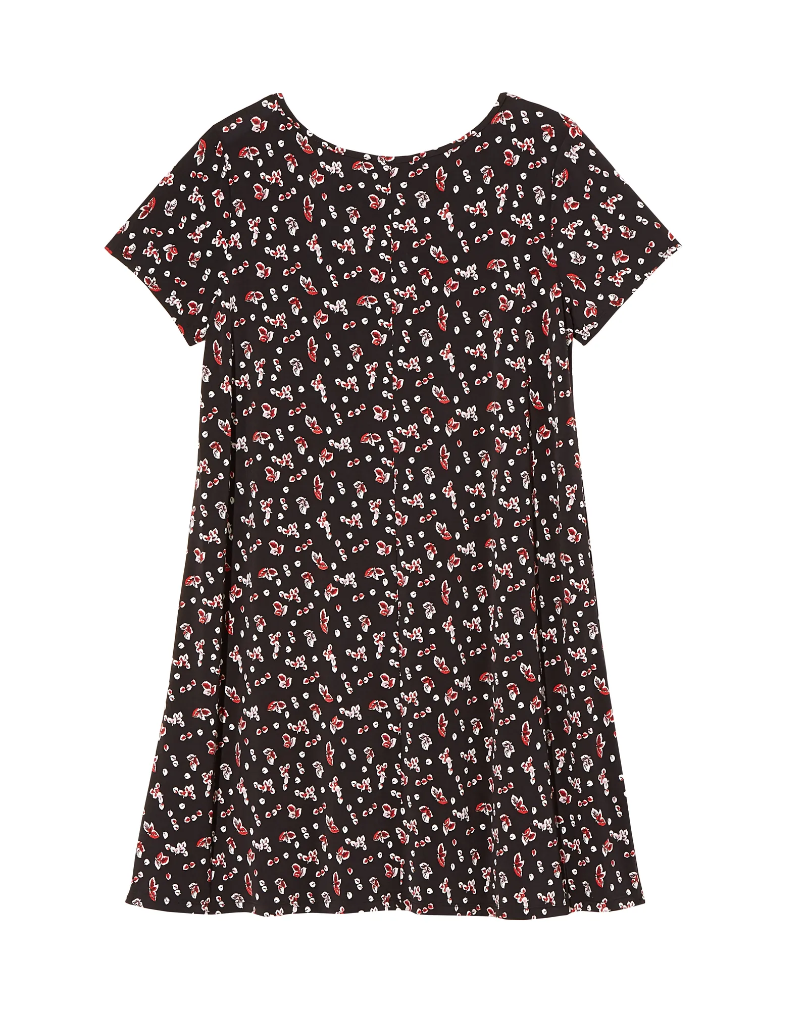 Douglasville Lattice Knit Dress | Black / Red