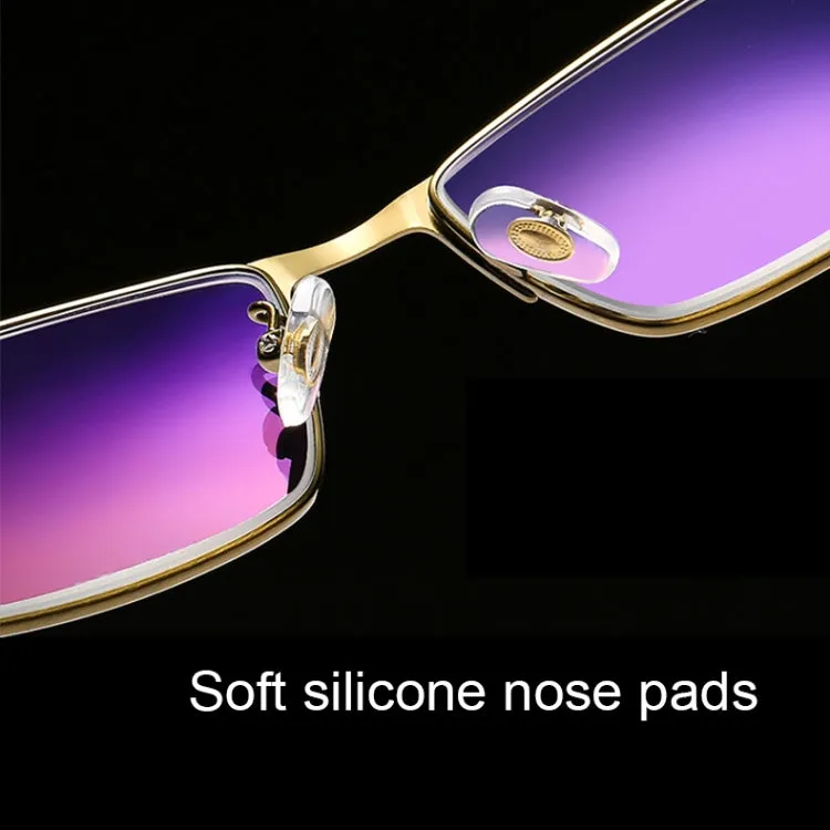 Dual-purpose Photochromic Presbyopic Glasses,  3.00D(Gold)