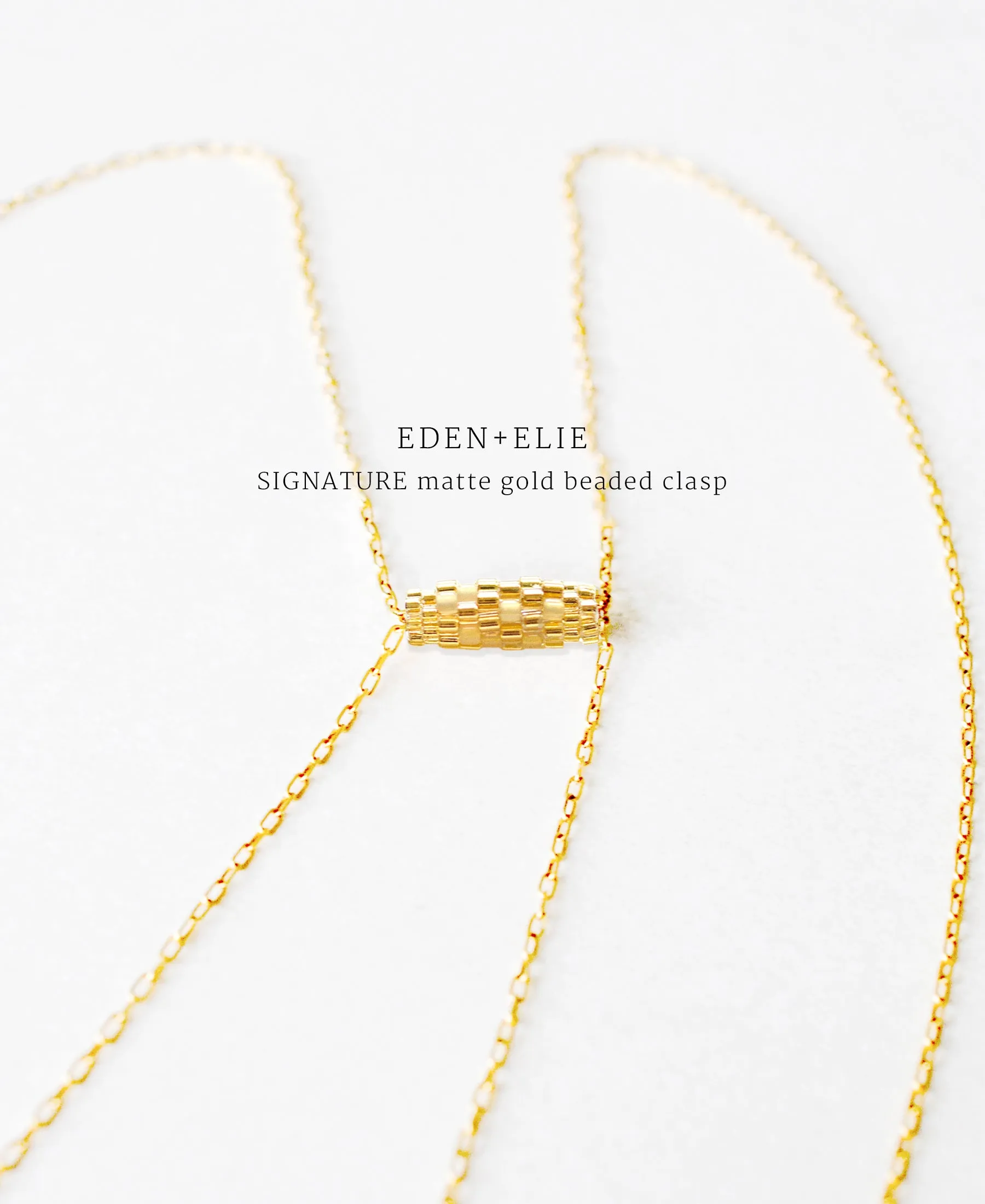 EDEN   ELIE Everyday Adjustable Length Necklace   Bangle Set - blossom pink