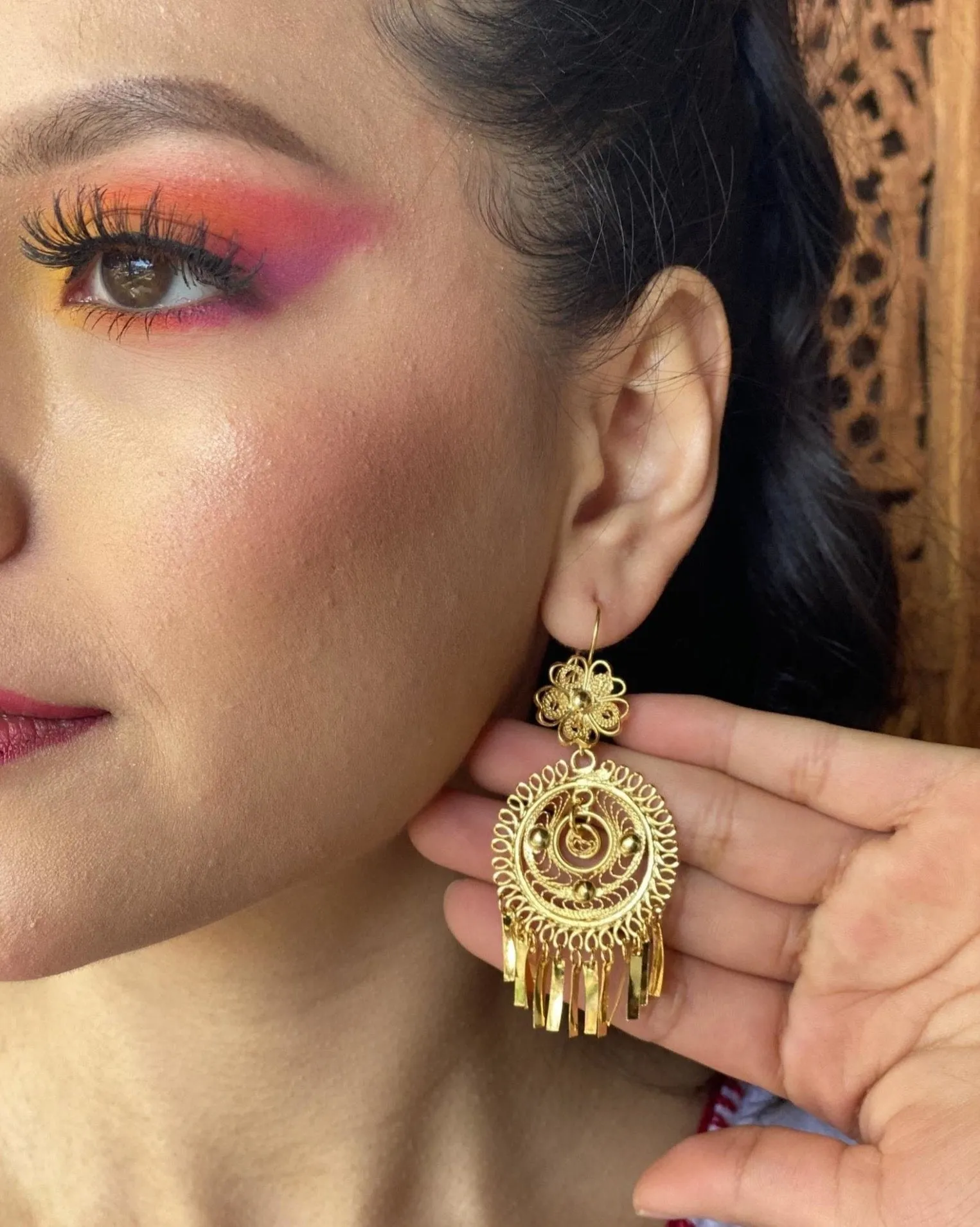 Encaje Redondo Earrings