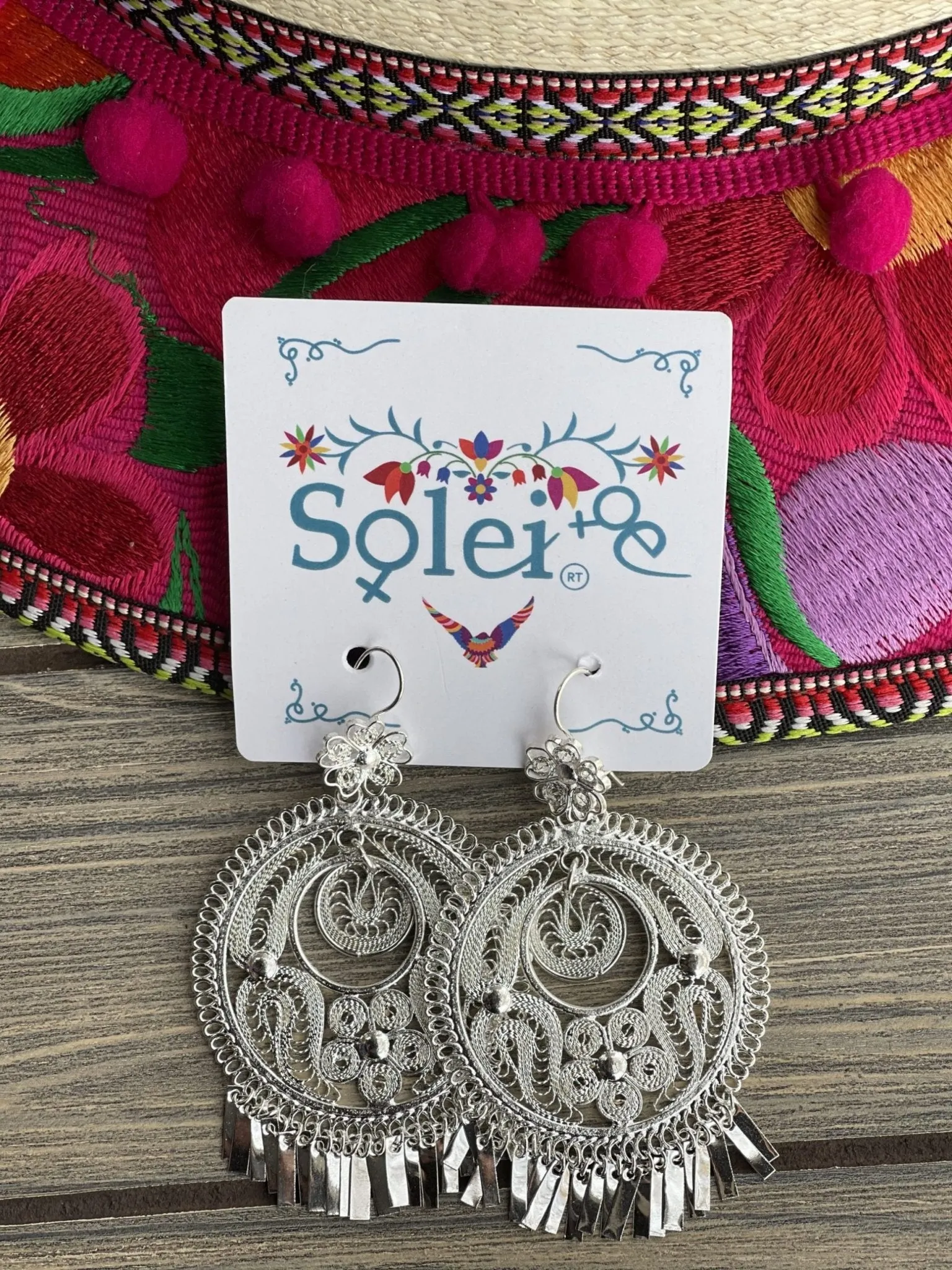 Encaje Redondo Earrings